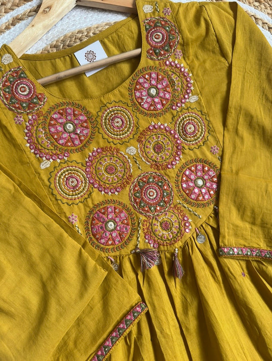 Premium Cotton Salwar suit with Mirror & Thread Work 3pc set