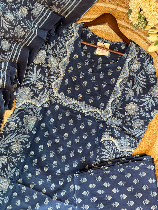 Beautiful Cotton Sets with the Block print.